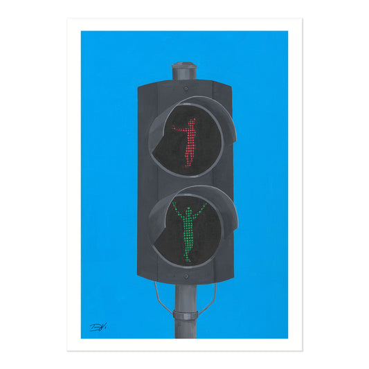 WAIT FOR MY SIGNAL Print
