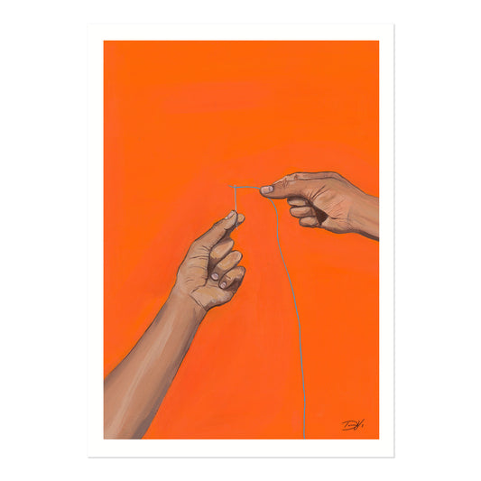 THREAD THE NEEDLE Print